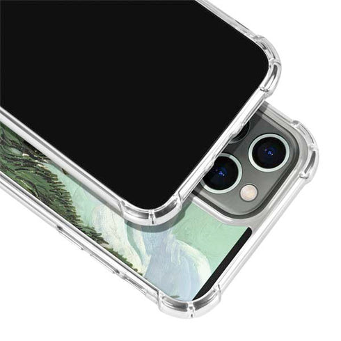 Vincent Van Gogh Wheatfield with Cypresses iPhone 14 Pro Clear Case