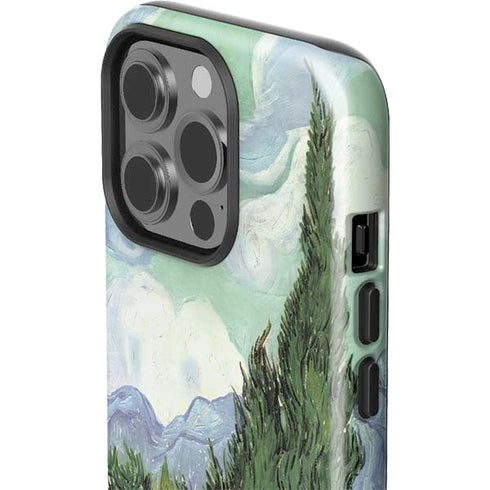 Vincent Van Gogh Wheatfield with Cypresses iPhone 14 Pro Impact Case