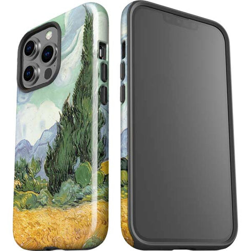 van Gogh - Wheatfield with Cypresses by Van Gogh iPhone 15 Pro Impact Case