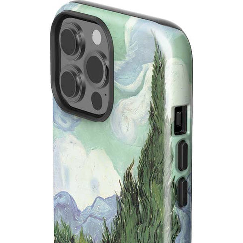 van Gogh - Wheatfield with Cypresses by Van Gogh iPhone 15 Pro Max Impact Case