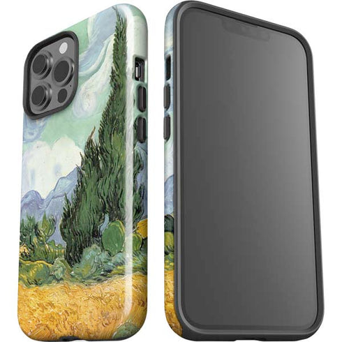 van Gogh - Wheatfield with Cypresses by Van Gogh iPhone 15 Pro Max Impact Case