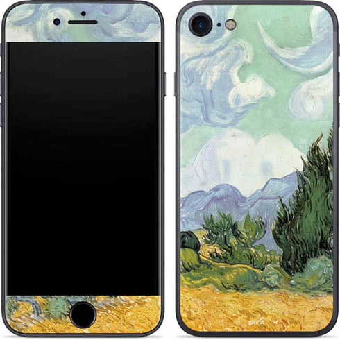 Vincent Van Gogh Wheatfield with Cypresses iPhone 7 Skin