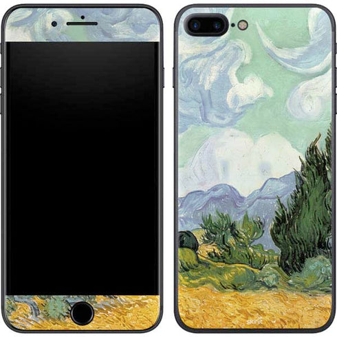 Vincent Van Gogh Wheatfield with Cypresses iPhone 8 Plus Skin