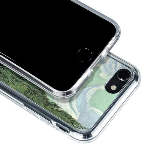 Vincent Van Gogh Wheatfield with Cypresses iPhone SE (2nd & 3rd Gen) Clear Case