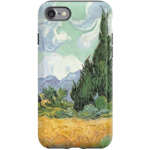 Vincent Van Gogh Wheatfield with Cypresses iPhone SE (2nd & 3rd Gen) Pro Case