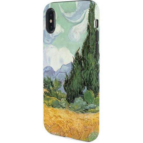 Vincent Van Gogh Wheatfield with Cypresses iPhone X Pro Case
