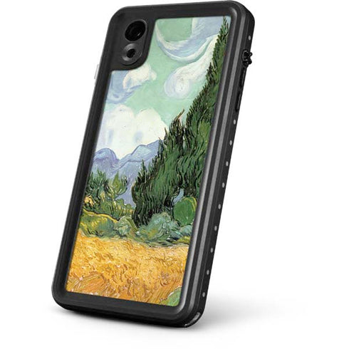 Vincent Van Gogh Wheatfield with Cypresses iPhone XR Waterproof Case