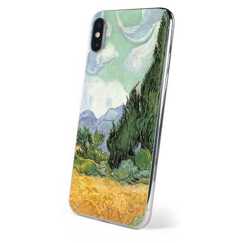 Vincent Van Gogh Wheatfield with Cypresses iPhone XS Max Skin