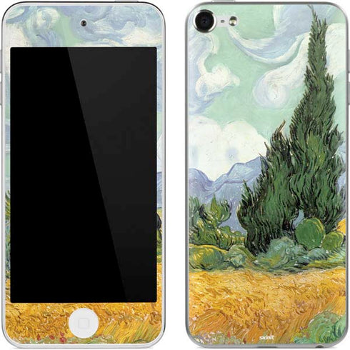 Vincent Van Gogh Wheatfield with Cypresses Apple iPod Skin