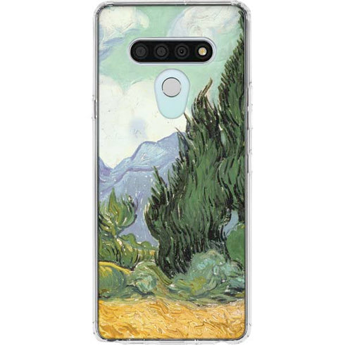 van Gogh - Wheatfield with Cypresses by Van Gogh LG Stylo 6 Clear Case
