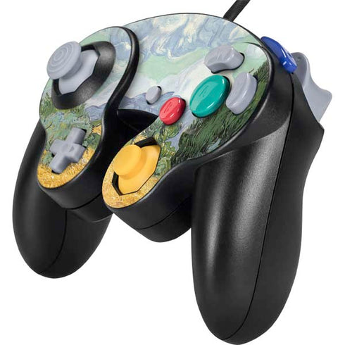 Vincent Van Gogh Wheatfield with Cypresses Nintendo GameCube Controller Skin