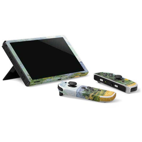Vincent Van Gogh Wheatfield with Cypresses Nintendo Switch OLED (2021) Skin