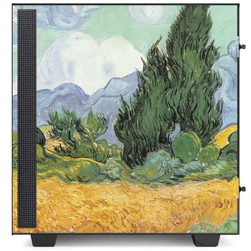 Vincent Van Gogh Wheatfield with Cypresses NZXT H510 Compact ATX Mid-Tower Case Skin