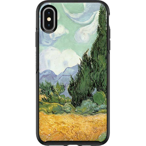 Vincent Van Gogh Wheatfield with Cypresses Otterbox Symmetry iPhone Skin
