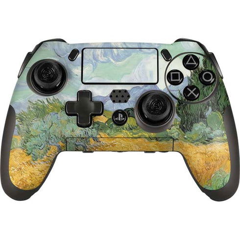 Vincent Van Gogh Wheatfield with Cypresses PlayStation Scuf Vantage 2 Controller Skin