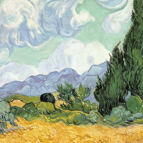 Vincent Van Gogh Wheatfield with Cypresses PS4 Console and Controller Bundle Skin