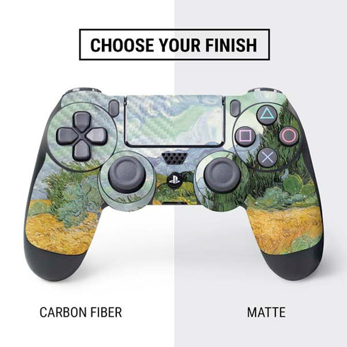 Vincent Van Gogh Wheatfield with Cypresses PS4 Controller Skin