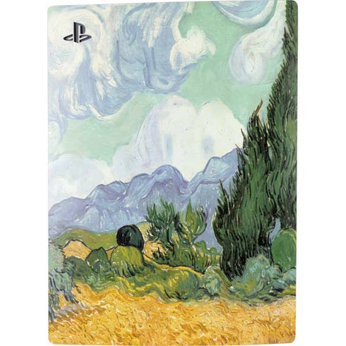 Vincent Van Gogh Wheatfield with Cypresses PS5 Bundle Skin