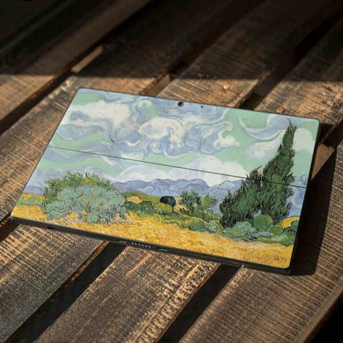 Vincent Van Gogh Wheatfield with Cypresses Surface Pro 7 Skin