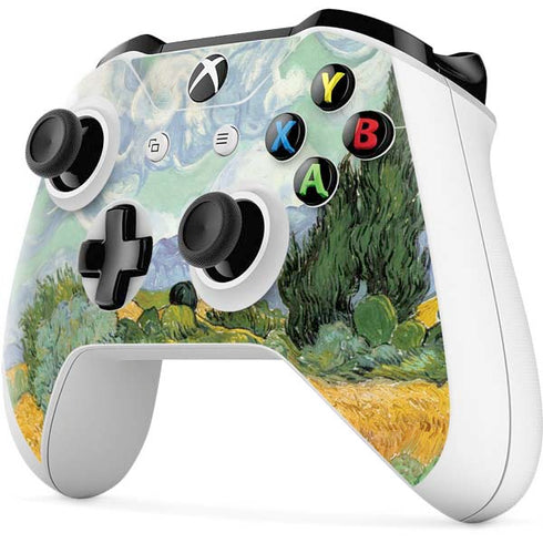 Vincent Van Gogh Wheatfield with Cypresses Xbox One S All-Digital Edition Bundle Skin