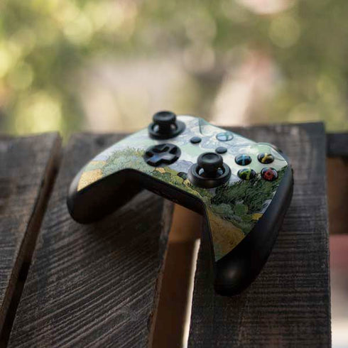 Vincent Van Gogh Wheatfield with Cypresses Xbox One X Controller Skin