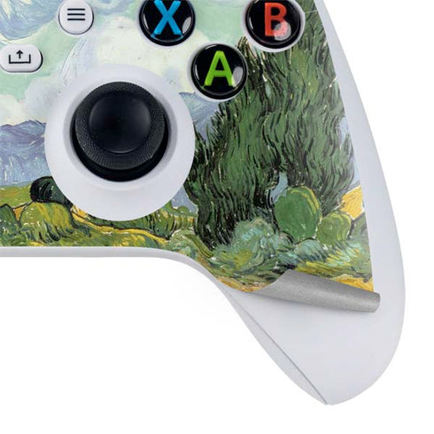 van Gogh - Wheatfield with Cypresses by Van Gogh Xbox Series S Skins