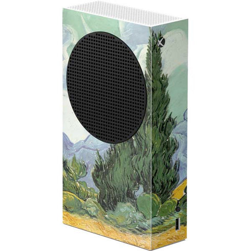 Vincent Van Gogh Wheatfield with Cypresses Xbox Series S Console Skin