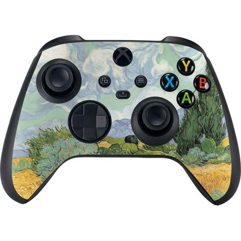 Vincent Van Gogh Wheatfield with Cypresses Xbox Series X Controller Skin