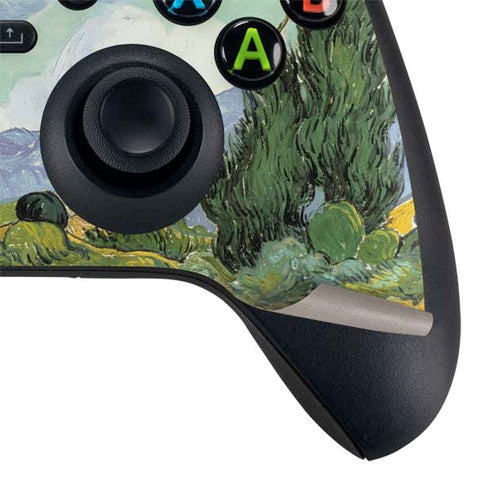 Vincent Van Gogh Wheatfield with Cypresses Xbox Series X Controller Skin