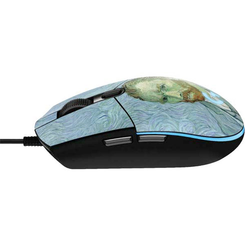 Vincent Van Gogh Self-portrait G203 Prodigy RGB Wired Gaming Mouse Skin