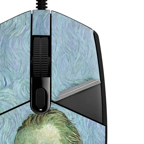 Vincent Van Gogh Self-portrait G203 Prodigy RGB Wired Gaming Mouse Skin