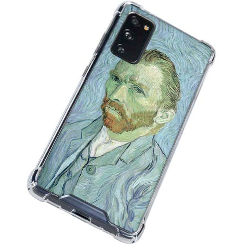 Vincent Van Gogh Self-portrait Galaxy S20 FE Clear Case