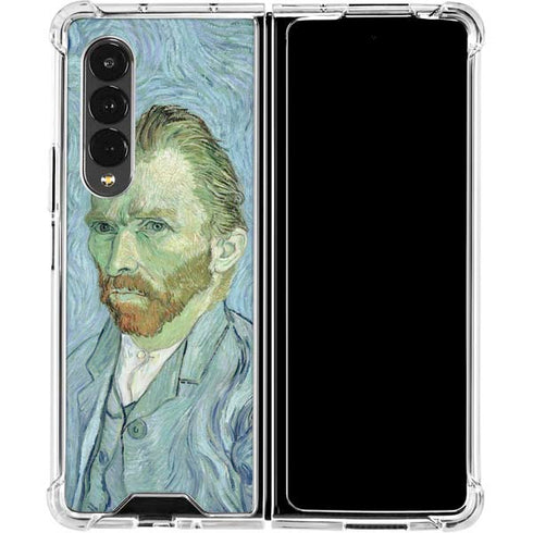 Vincent Van Gogh Self-portrait Galaxy Z Fold4 5G Clear Case