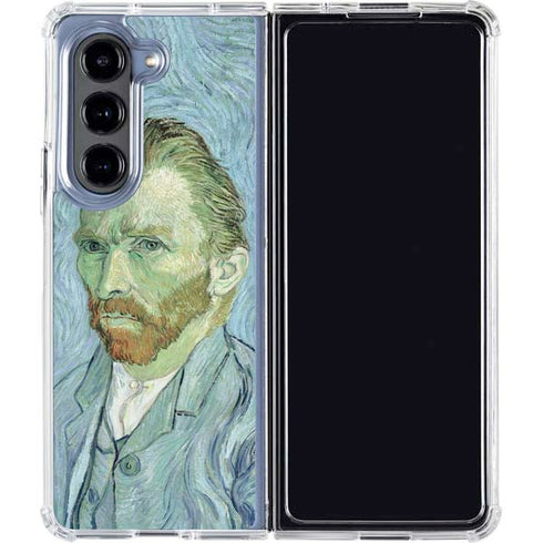Van Gogh Self-portrait by Van Gogh Galaxy Z Fold5 5G Clear Case
