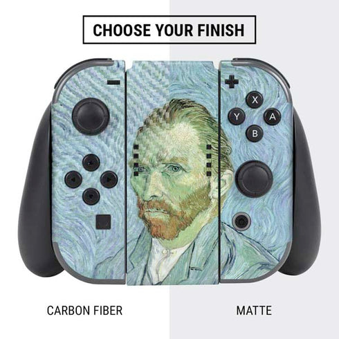 Vincent Van Gogh Self-portrait Nintendo Switch Bundle Skin