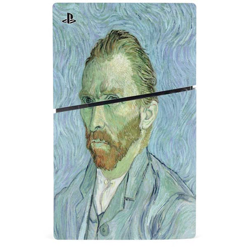 Van Gogh Self-portrait by Van Gogh PS5 Slim Disk Bundle Skin