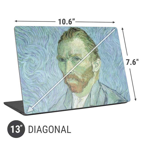 Vincent Van Gogh Self-portrait Universal Laptop 13in (10.6 x 7.6in) Skin