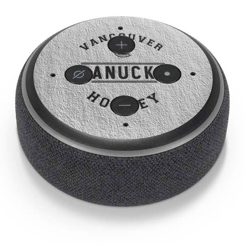 NHL Vancouver Canucks Black Text Amazon Echo Dot Skin