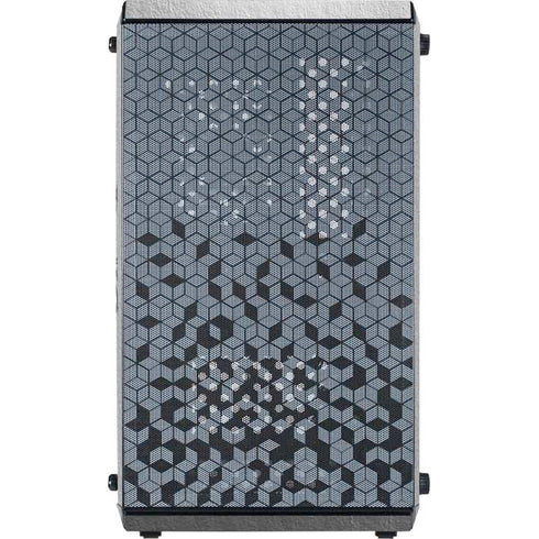 NHL Vancouver Canucks Black Text Cooler Master MasterBox Q300L Mini Tower Skin