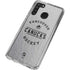 NHL Vancouver Canucks Black Text Galaxy A21 Clear Case