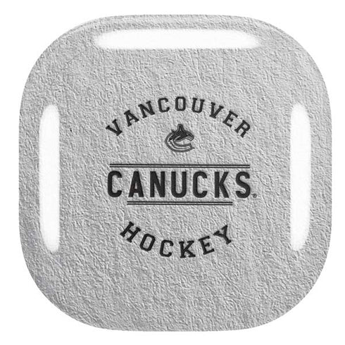 NHL Vancouver Canucks Black Text Galaxy Buds Pro Skin