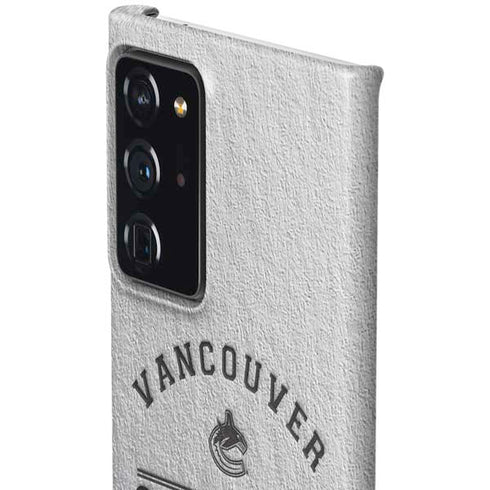 NHL Vancouver Canucks Black Text Galaxy Note20 Ultra 5G Lite Case