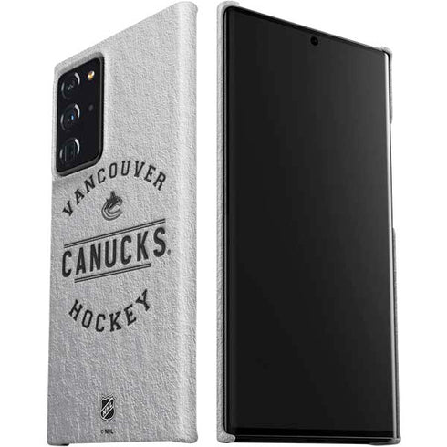 NHL Vancouver Canucks Black Text Galaxy Note20 Ultra 5G Lite Case