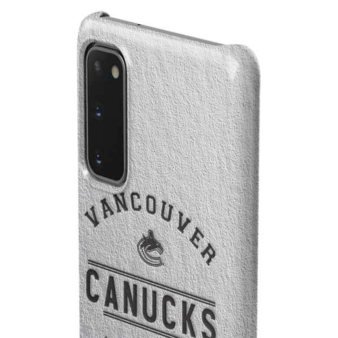 NHL Vancouver Canucks Black Text Galaxy S20 Lite Case