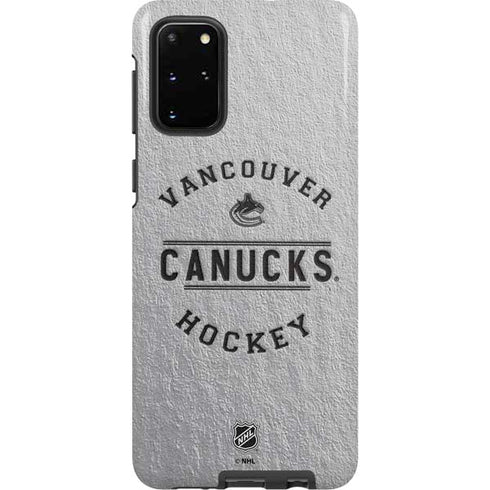 NHL Vancouver Canucks Black Text Galaxy S20 Plus Pro Case