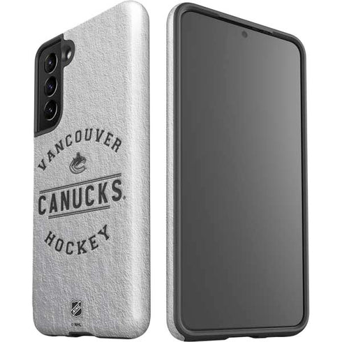 NHL Vancouver Canucks Black Text Galaxy S21 5G Pro Case