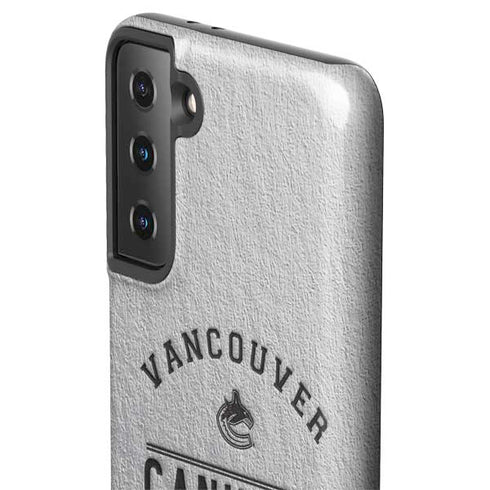NHL Vancouver Canucks Black Text Galaxy S21 Plus 5G Pro Case