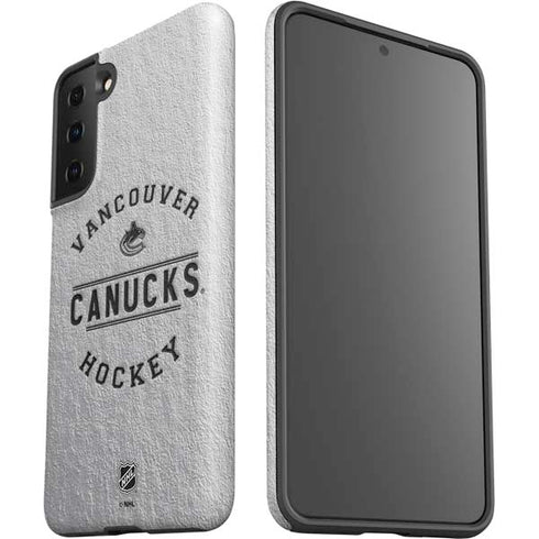 NHL Vancouver Canucks Black Text Galaxy S21 Plus 5G Pro Case