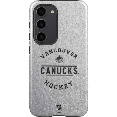 NHL Vancouver Canucks Black Text Galaxy S23 Pro Case