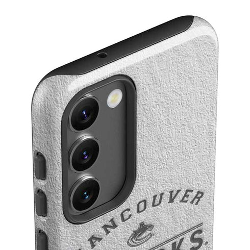 NHL Vancouver Canucks Black Text Galaxy S23 Pro Case